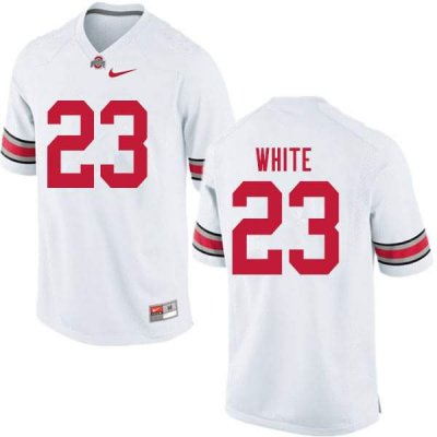 NCAA Ohio State Buckeyes Men's #23 De'Shawn White White Nike Football College Jersey HSL0045GI